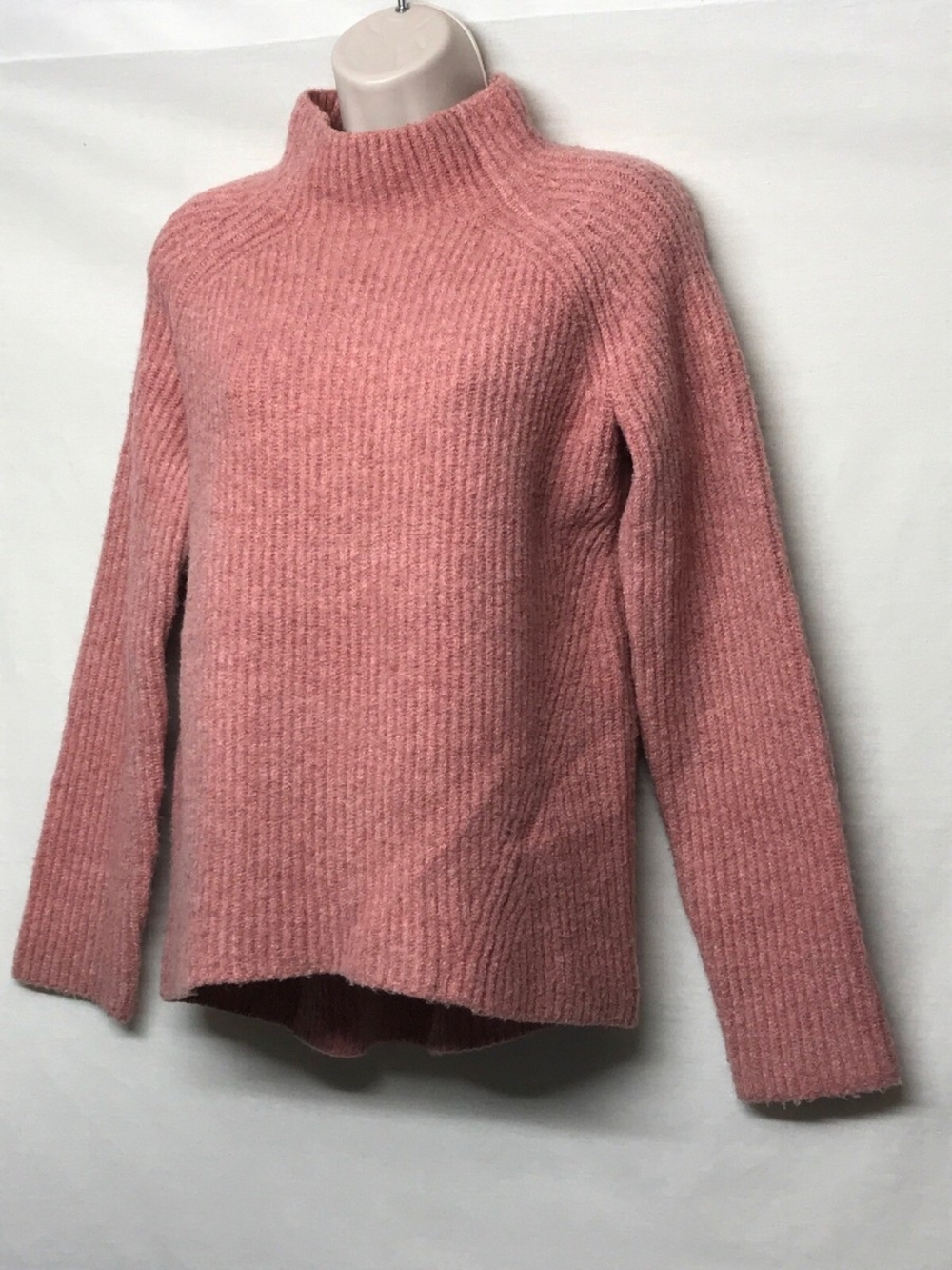 Madewell Dusty Rose Mock Neck Sweater